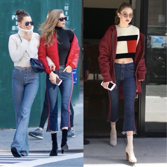 Mother Insider Crop Step Fray Jeans in Speed Racer Size 26 - Picture 9 of 12